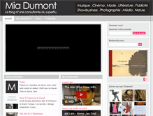 Tablet Screenshot of miadumont.com